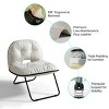 Folding Faux Leather Accent Chair, Pop-Chair for Indoor & Outdoor - 4 of 4