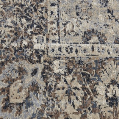 Ivory Elegance 94" x 130" Synthetic Rectangular Easy-Care Rug