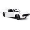 1973 Nissan Skyline 2000GT-R (KPGC110) White "Special Edition" Series 1/24 Diecast Model Car by Maisto - 2 of 4