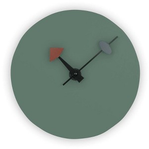 12" Manchester Modern Wall Clock - LeisureMod - 1 of 4