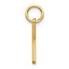 Black Bow Jewelry 14k Yellow Gold, Julia Collection, Small Satin Block Initial K Pendant - 2 of 4