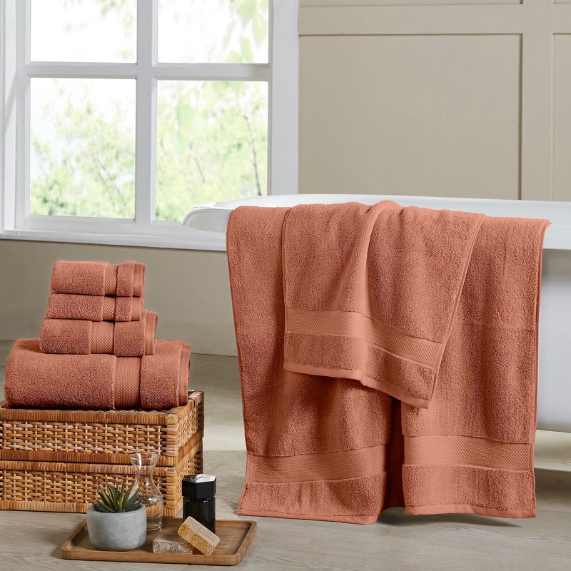 Modern Threads Luxury Quick Dry 6-Piece Cotton Adult Towel Set., 3 of 5