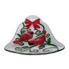 Transpac Glass 12.2 in. Holiday Cardinal Bell Platter - 2 of 4