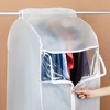 Stockroom Plus 2 Pack White Garment Bag Covers, Zippered Closet Bags for Clothes, Large, 20 x 24 x 54 In - 2 of 4