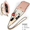Hachikiko Small Crossbody Purse,Synthetic Leather Phone Wallet with Chain Strap, Stylish Crossbody Phone Bag for Travel & Daily Use - 3 of 4