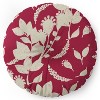 Viviana Gonzalez Floral Magenta vibes Floor Pillow - Deny Desings - image 2 of 4