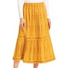 Collections Etc Southwest Print Elasticized Waist Tiered Skirt - 2 of 4