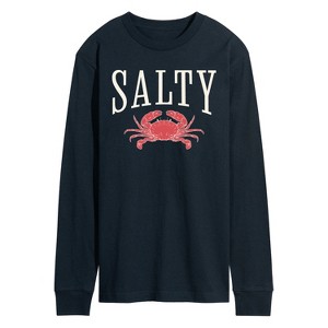 Men's - Instant Message - Salty Crab Long Sleeve Graphic T-Shirt - 1 of 4