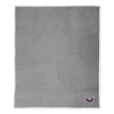 NHL Washington Capitals 50"x60" Sherpa Throw Blanket