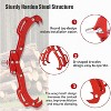 Log Lifting Tongs, Log Tongs with Heavy Duty Steel Claws for Timber, Logging Tongs, Grapple, Log Grapple,Grapple Hook,Red - 3 of 4