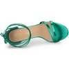 Allegra K Women's Open Toe Lace Up Stiletto Heels Sandals - 4 of 4