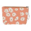 Unique Bargains Two Zippered Pockets Floral Coin Purse Wallet 1 Pc - 4 of 4