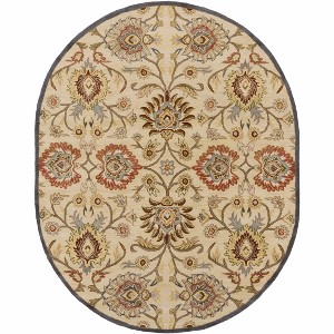 Hauteloom Caesar  Hand Tufted Tan 1012 Wool Rug - 1 of 4