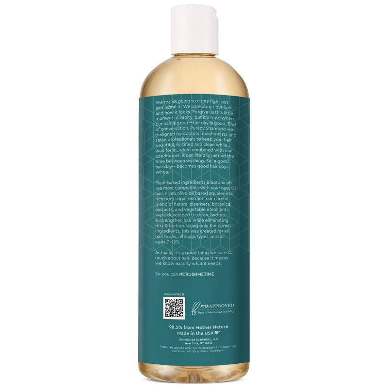 Puracy Daily Natural Shampoo Gently Clarifying for All Hair Types with Citrus & Mint, 2 of 7