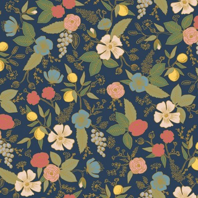 Rifle Paper Co. Colette Navy Peel And Stick Wallpaper : Target