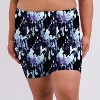 Calypsa Women's Chlorine Resistant High Waisted Mid-Thigh Swim Shorts - 4 of 4