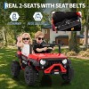 2 Seater Ride on Car for Kids, 24V Ride on Toy, Fast 4.97MPH Truck, 4WD Kids Electric Vehicles with Remote Control, Spring Suspension - 2 of 4