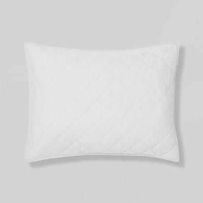 Diamond Stitch Cotton Linen Quilt Sham - Threshold™