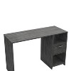 NicBex Classic Design Computer Desk Versatile Home Office Desk with 2-Open Storage Shelves and Drawer for Living Room, Study - 3 of 4