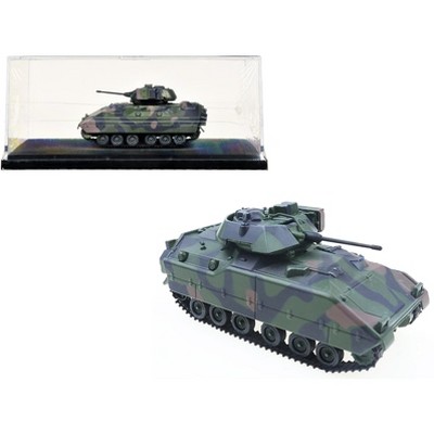 M2 Bradley Infantry Fighting Vehicle Tank "United States Army" Three-Tone Camouflage 1/72 Diecast Model