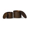 Maven Lane Austin Nesting Coffee Tables in Aged Brown - 4 of 4