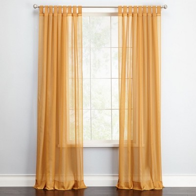 BrylaneHome BH Studio Sheer Voile Tab-Top Panel