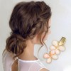 Unique Bargains Women's Fashion Grace Butterfly Flowers Hair Clips Gold Tone Purple 5 Pcs - 2 of 3