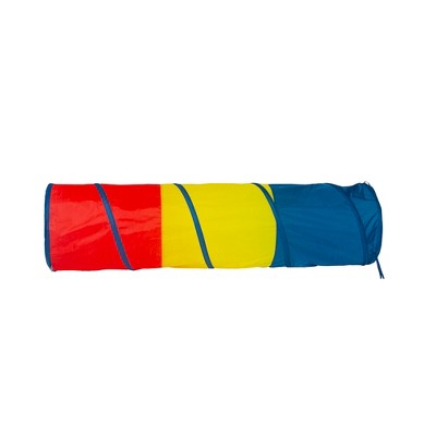 Primary Colors Spring Steel Toddler Play Tunnel