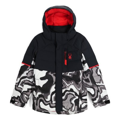 Spyder Boys Impulse Synthetic Down Ski Jacket Black Combo 8 Target