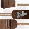 CuisinSmart 70in Tall Kitchen Pantry Cabinet,Freestanding Storage Cabinet with 4 Doors and Adjustable Shelves,Large Utility Wooden Coffee Bar Cabinet - 4 of 4