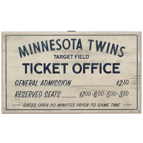 Mlb Minnesota Twins Baseball Sign Panel : Target