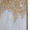 Glam Canvas Abstract Framed Wall Art with Gold Frame Gold - Olivia & May - 3 of 4