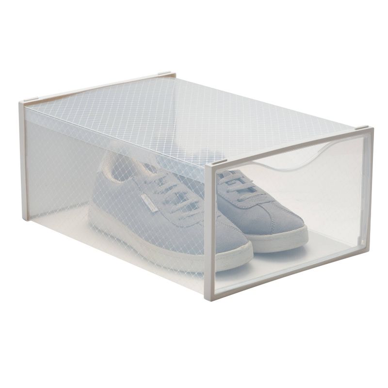 Simplify Set of 12 Drop Front Shoe Box White, 3 of 9