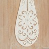 Wood Utensils Carved Wall Decor Set of 2 Brown - Olivia & May: MDF Vertical Farmhouse Art, Spot Clean, 31.5" Height - image 3 of 4