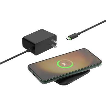 Anker USB-C, 15W Fast Wireless Charging Pad, Qi-Certified AC Adapter  Included 💖