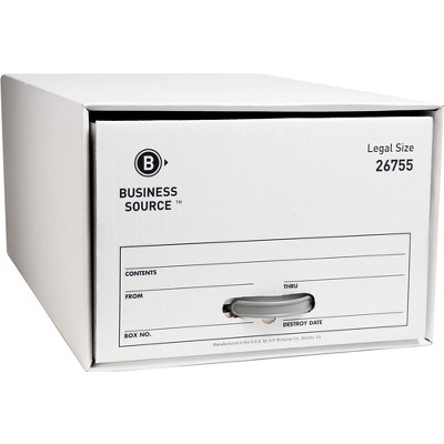 Business Source Storage Drawer Legal 15-1/2"x23-1/2"x10-1/4" 6/CT WE 26755