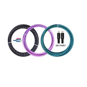 GetPower GP-XL-BRDC-C Braided USB-C Cable, 5 Watts - 1 of 1