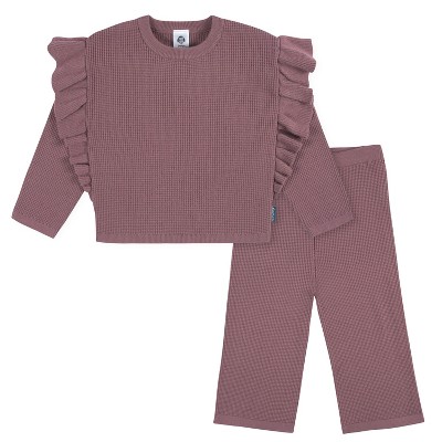 Gerber Baby And Toddler Girls' Sweater Knit Set - Pink - 2t - 2-piece :  Target