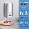 2 Pack 1000ml Hand Soap Dispenser Wall Mounted, Stainless Steel Refillable Liquid Dispenser for Commercial Use - 4 of 4