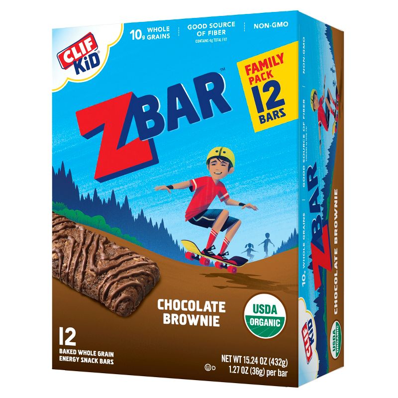 CLIF Kid ZBAR Organic Chocolate Brownie Snack Bars
, 1 of 9
