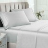 Luxury Cotton 850 Thread Count Solid Pillowcase Set of 2 by Blue Nile Mills - 2 of 3