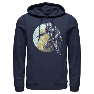 Men's Star Wars The Mandalorian Mandalore's Moon Pull Over Hoodie - 1 of 4