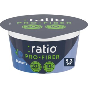 :ratio ProFiber Blueberry Traditional Yogurt - 20g Protein 5.3oz - 1 of 3