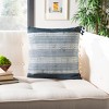 Linney Pillow - Deep Blue/Grey - 16"X16" - Safavieh - image 3 of 4