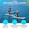 Solstice SolFit 94" x 36" Inflatable Stand Up Paddle Board Aquatic Yoga Fitness Mat with Camera Front Mount, FCS Fin Box, and Duffel Bag - 2 of 4