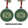 St. Norbert College Primary Logo Aluminum Holiday Christmas Tree Ornament - 2 of 4