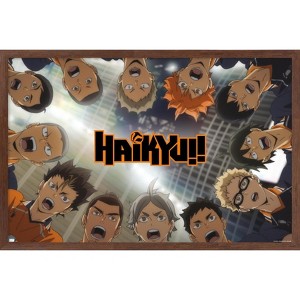 Trends International Haikyu!! - Huddle Framed Wall Poster Prints - 1 of 4