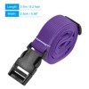 Unique Bargains Polyester Quick Release Adjustable Belt Travel Bag Luggage Strap with Buckle - 2 of 4