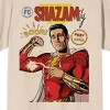 Shazam 2 Fury Of The Gods Comic Art Crew Neck Short Sleeve Women's Natural T-shirt - 2 of 3