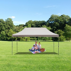 Maggift Canopies and Gazebos, Instant Setup Shade for Camping, Parties or Outdoor Events, Easy to Set Up and Take Down, White，240"*120"*132" - 1 of 4